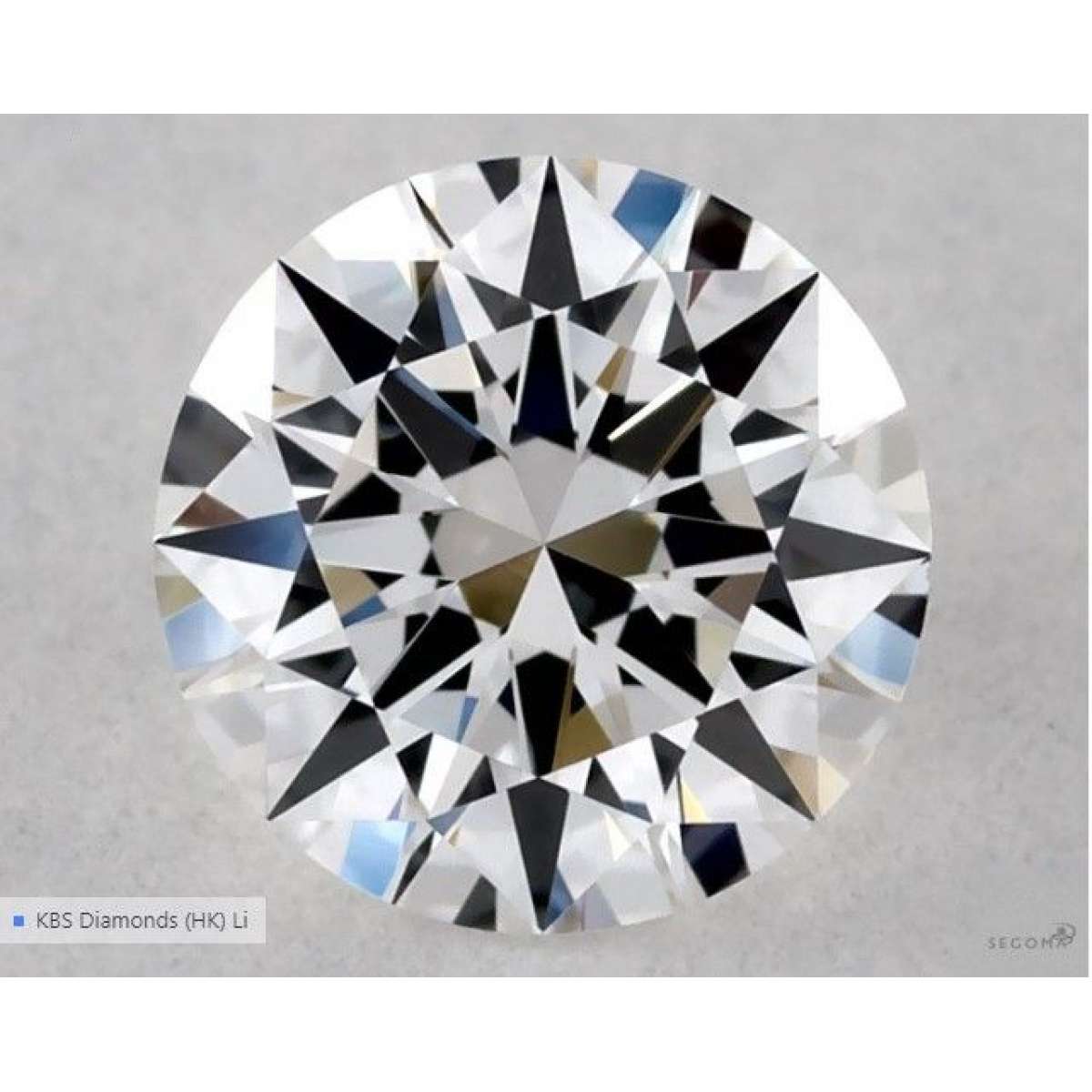 Certified Diamond GIA Carats 0.54 Color E Clarity VVS2  EX  EX  EX Fluorescence NON Brown No Green No Milky No EyeClean 100%