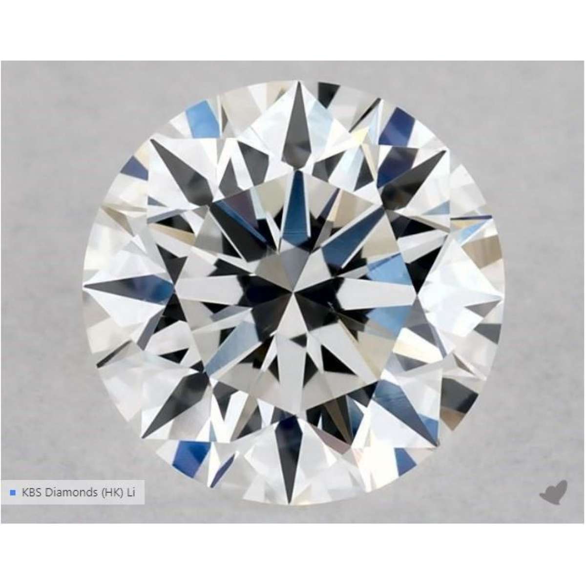 Certified Diamond GIA Carats 0.54 Color E Clarity VS1  EX  EX  EX Fluorescence NON Brown No Green No Milky No EyeClean 100%