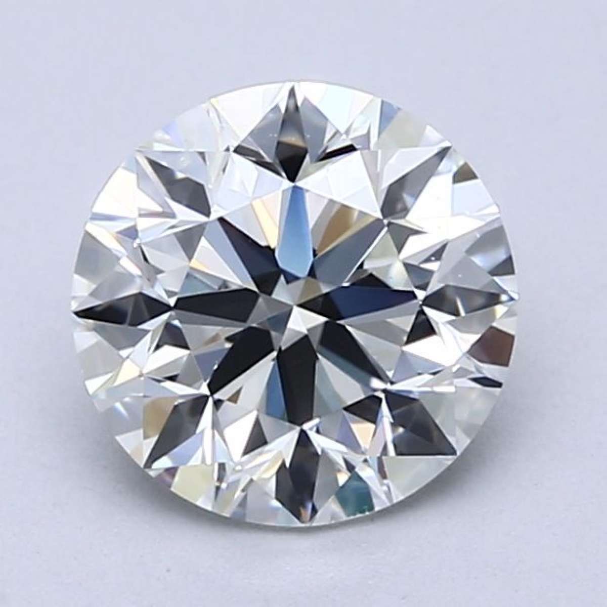 Certified Diamond GIA Carats 1.9 Color H Clarity SI1  EX  EX  EX Fluorescence NON Brown No Green No Milky No EyeClean 100%