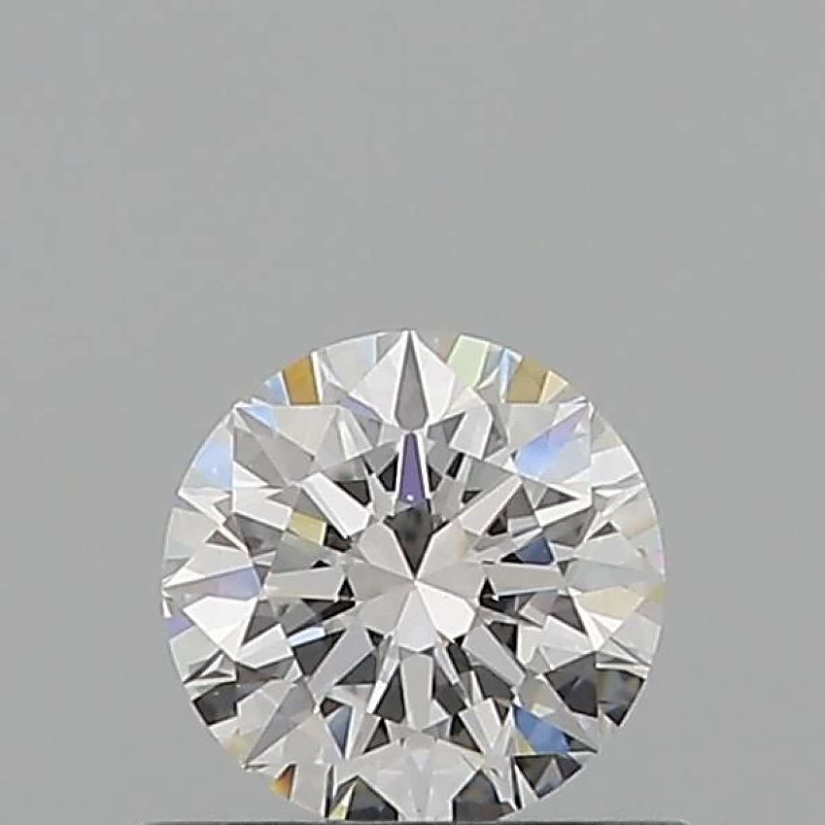 Certified Diamond GIA Carats 0.58 Color D Clarity VS1  EX  EX  EX Fluorescence FNT Brown No Green No Milky No EyeClean 100%