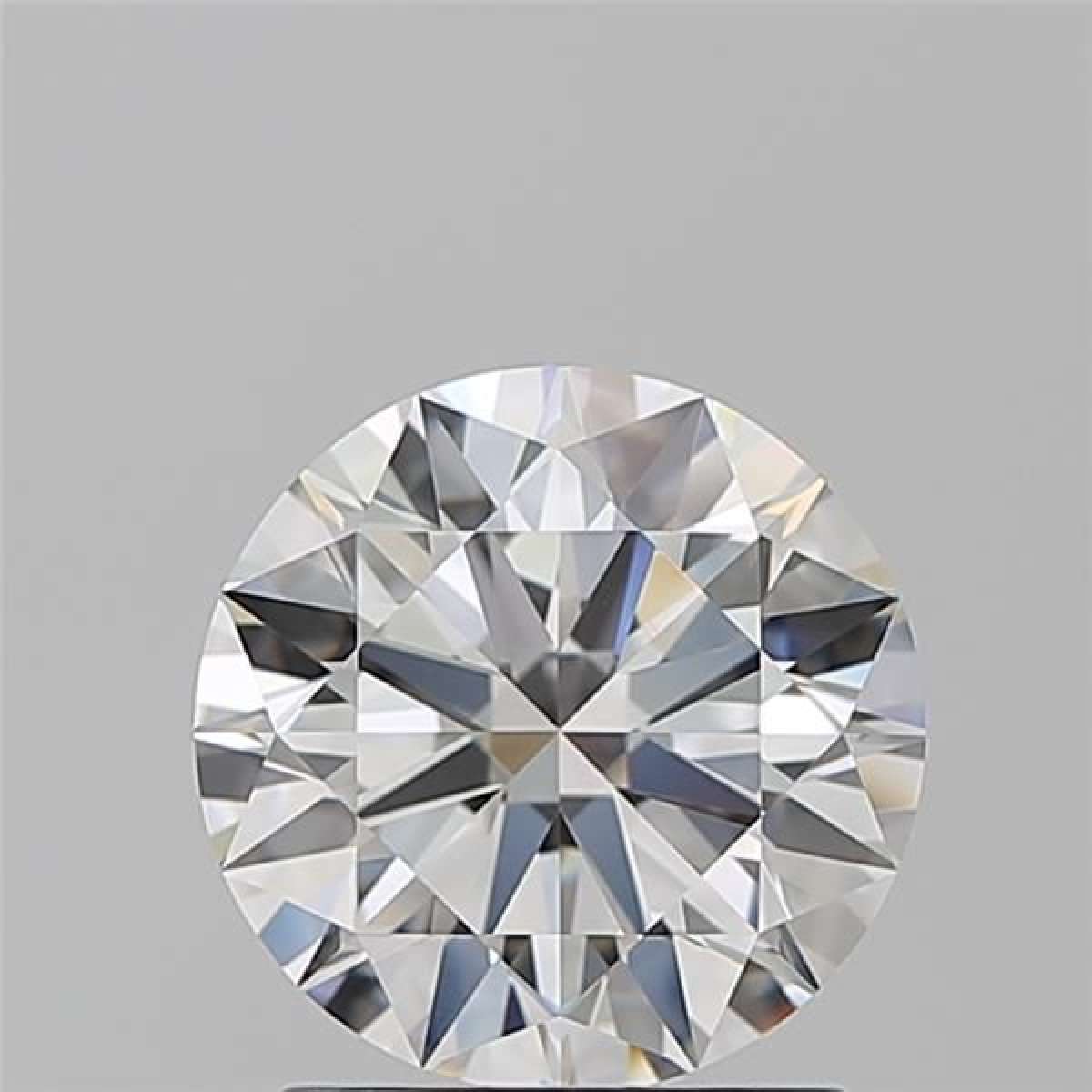 Certified Diamond GIA Carats 1.7 Color F Clarity VVS2  EX  EX  EX Fluorescence FNT Brown No Milky No EyeClean 100%