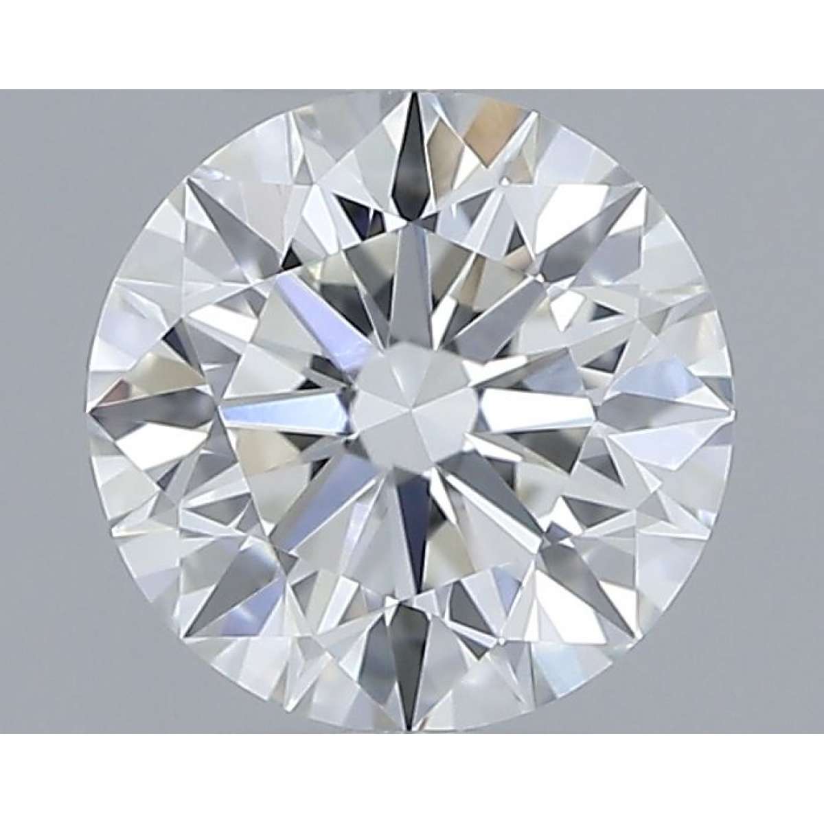 Certified Diamond IGI Carats 0.53 Color H Clarity VVS2  EX  EX  EX Fluorescence FNT Brown No Green No Milky No EyeClean 100%