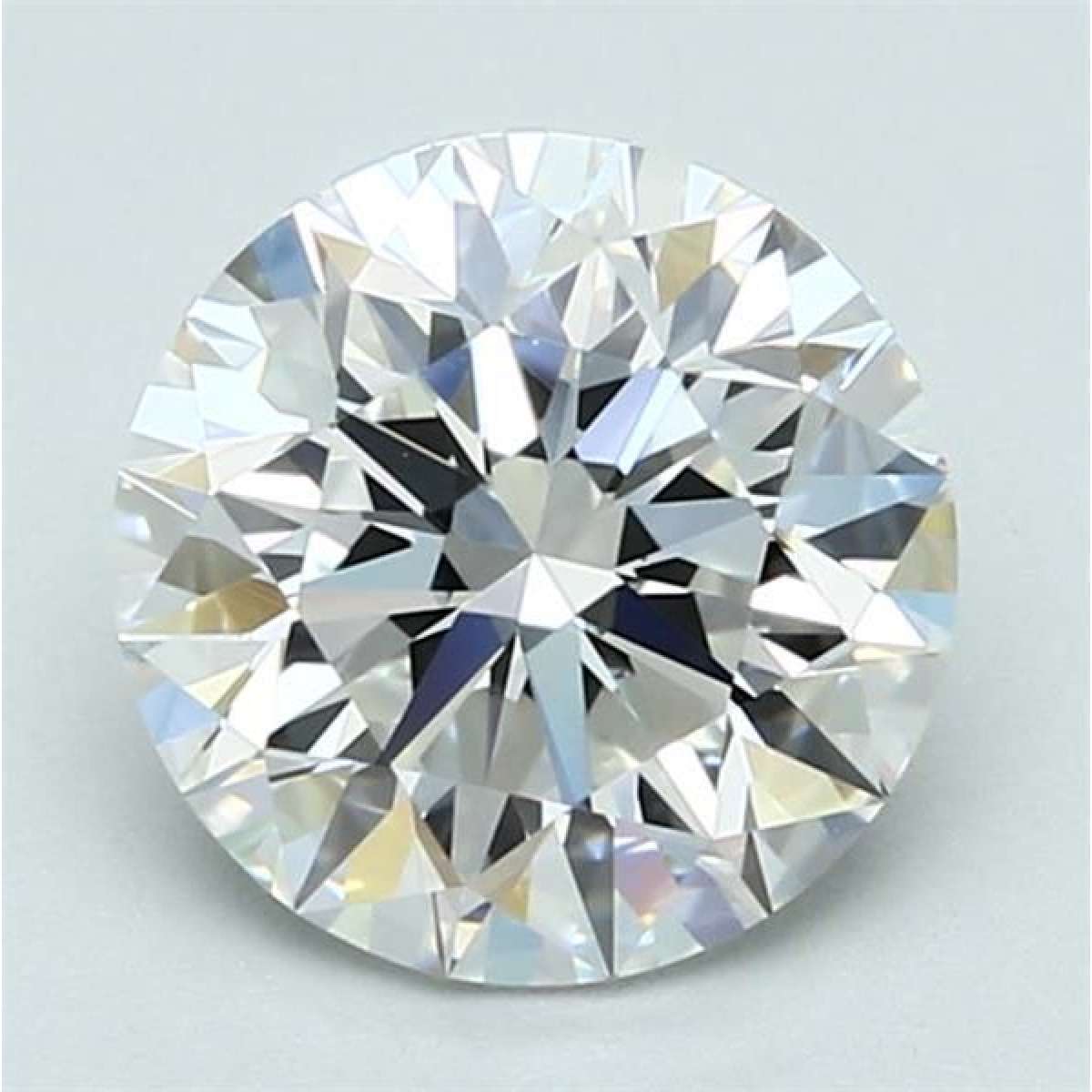 Certified Diamond GIA Carats 1.71 Color F Clarity VVS2  EX  EX  EX Fluorescence NON Brown No Green No Milky No EyeClean 100%