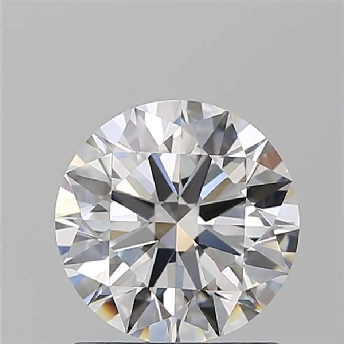 Certified Diamond GIA Carats 1.3 Color E Clarity VVS1  EX  EX  EX Fluorescence FNT Brown No Green No Milky No EyeClean 100%