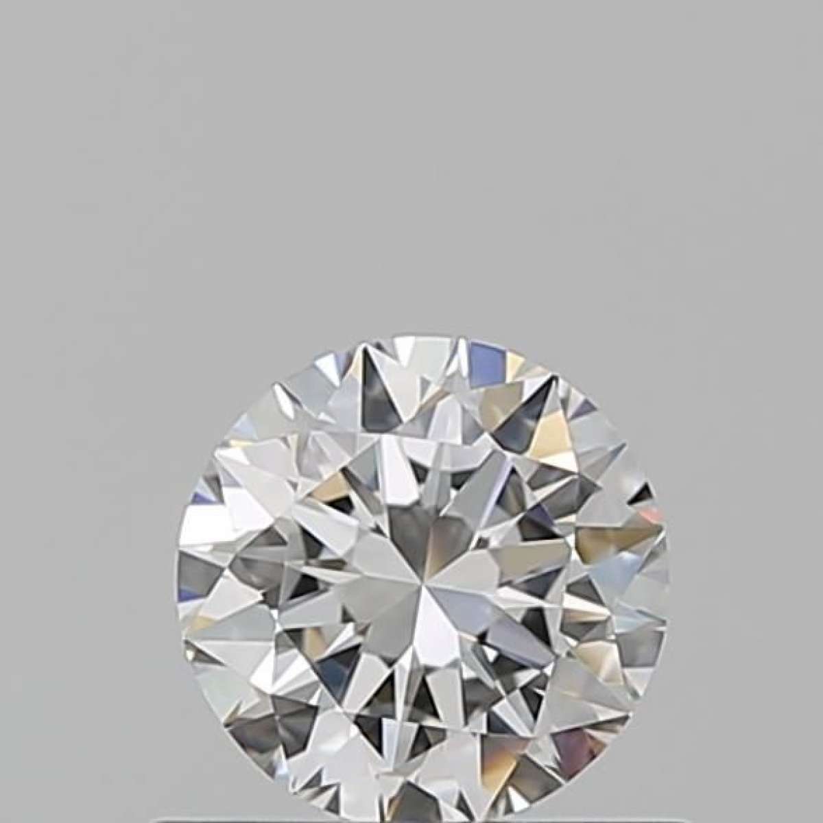 Certified Diamond GIA Carats 0.6 Color F Clarity VVS2  EX  EX  EX Fluorescence NON Brown No Milky No EyeClean 100%