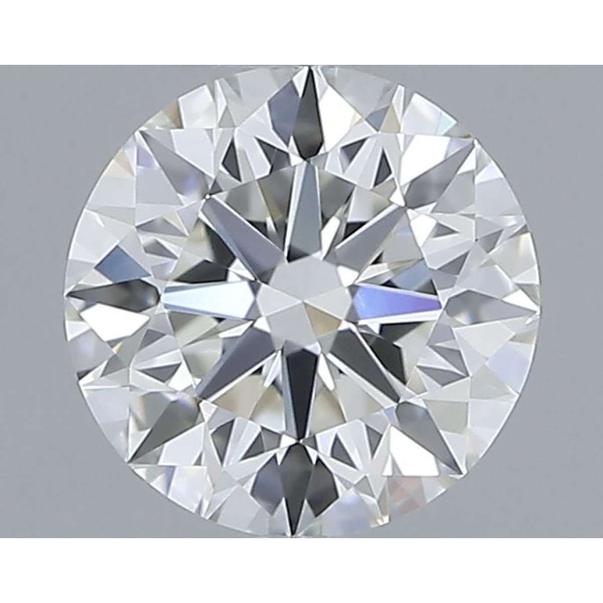 Certified Diamond IGI Carats 0.57 Color H Clarity VVS2  EX  EX  EX Fluorescence FNT Brown No Green No Milky No EyeClean 100%