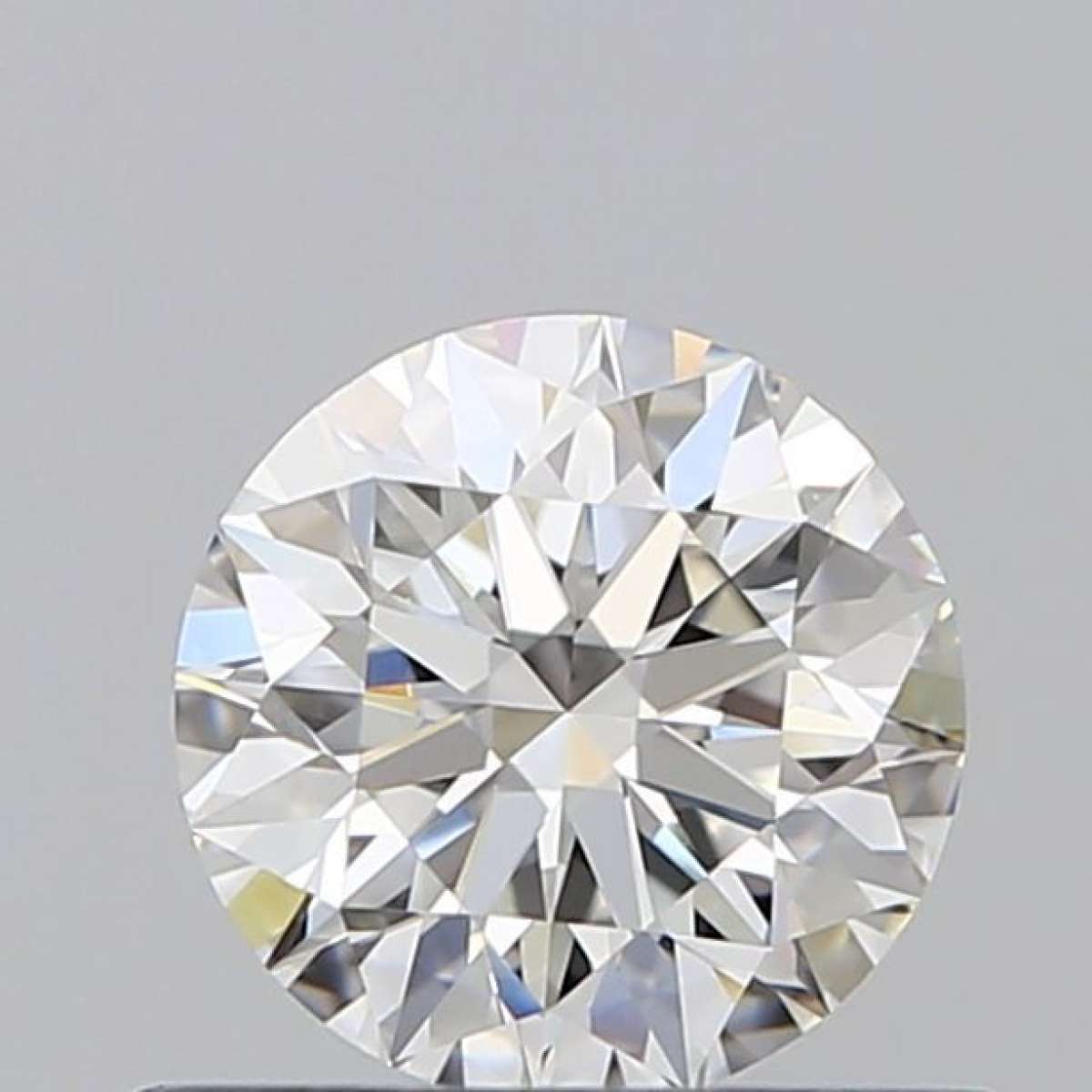 Certified Diamond GIA Carats 0.57 Color F Clarity VVS2  EX  EX  EX Fluorescence NON Brown No Green No Milky No EyeClean 100%