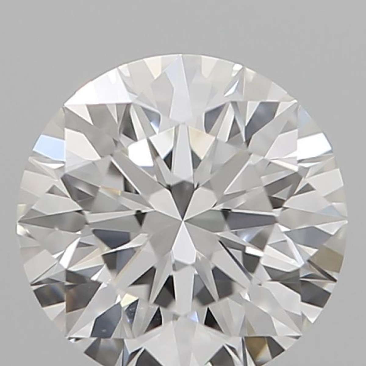 Certified Diamond GIA Carats 0.57 Color F Clarity VVS2  EX  EX  EX Fluorescence NON Brown No Green No Milky No EyeClean 100%