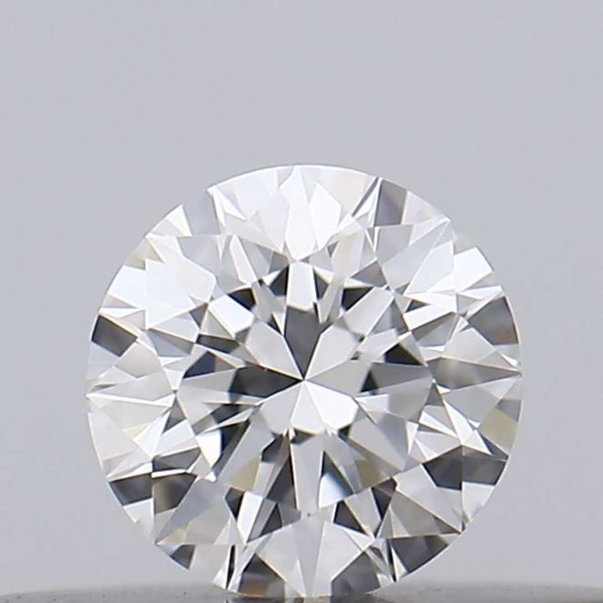 Certified Diamond GIA Carats 0.18 Color F Clarity VVS2  EX  EX  EX Fluorescence NON Brown No Green No Milky No EyeClean 100%