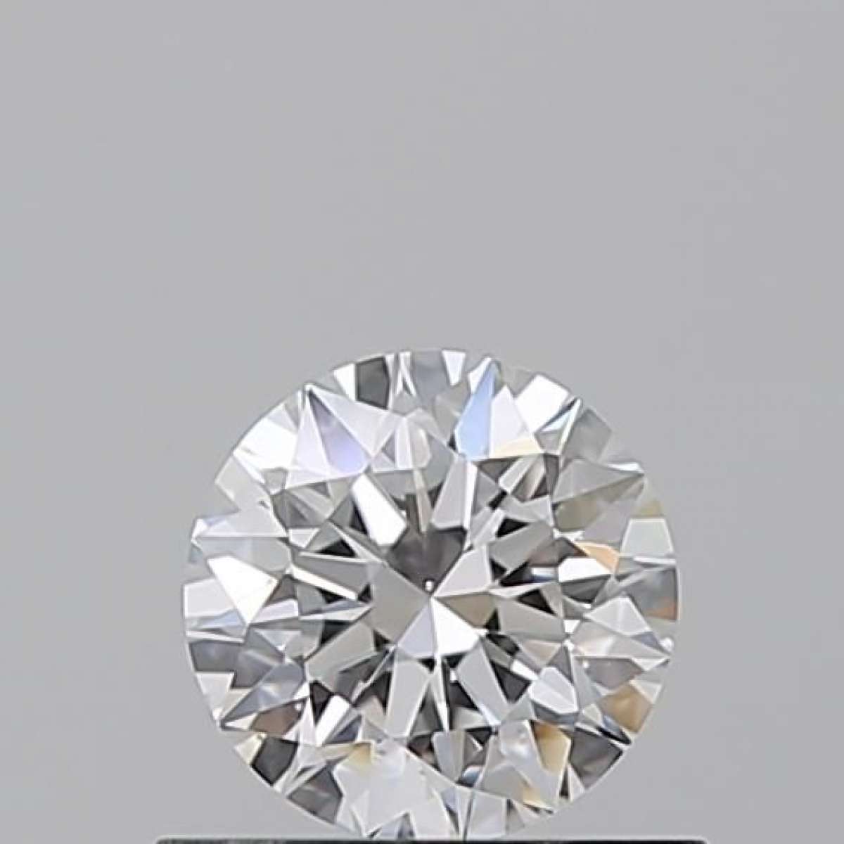 Certified Diamond GIA Carats 0.55 Color D Clarity VS2  EX  EX  EX Fluorescence FNT Brown No Green No Milky No EyeClean 100%