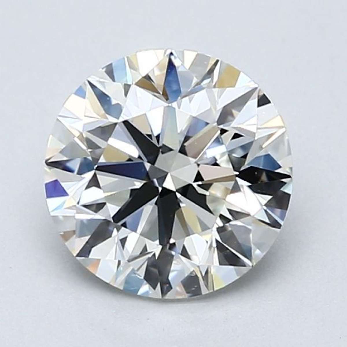 Certified Diamond GIA Carats 1.8 Color H Clarity VVS2  EX  EX  EX Fluorescence NON Brown No Green No Milky No EyeClean 100%