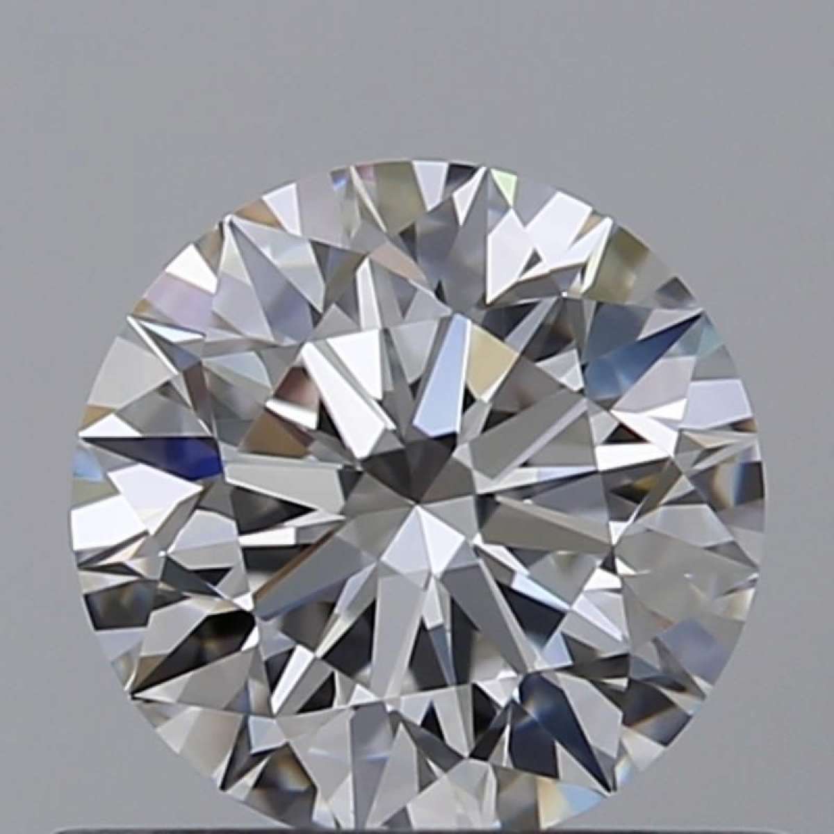 Certified Diamond GIA Carats 0.61 Color F Clarity VVS1  EX  EX  EX Fluorescence FNT Brown No Green No Milky No EyeClean 100%