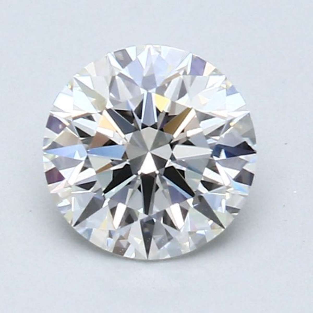 Certified Diamond GIA Carats 1.08 Color F Clarity VVS1  EX  EX  EX Fluorescence FNT Brown No Green No Milky No EyeClean 100%