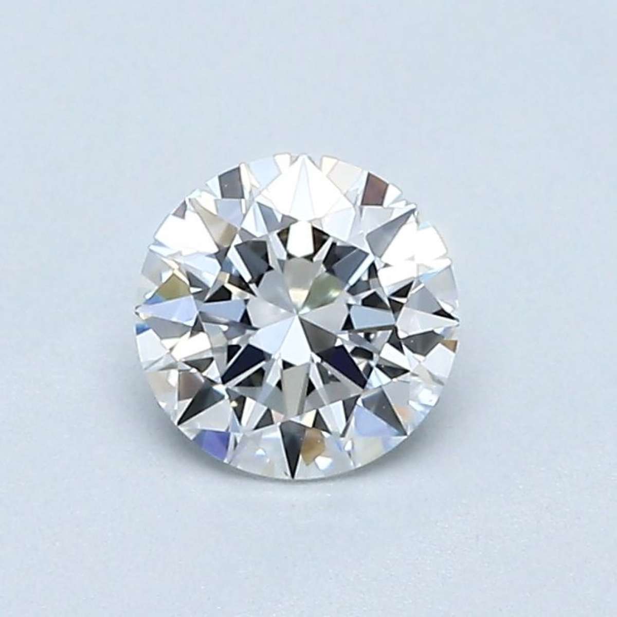 Certified Diamond GIA Carats 0.5 Color E Clarity VVS2  EX  EX  EX Fluorescence FNT Brown No Green No Milky No EyeClean 100%