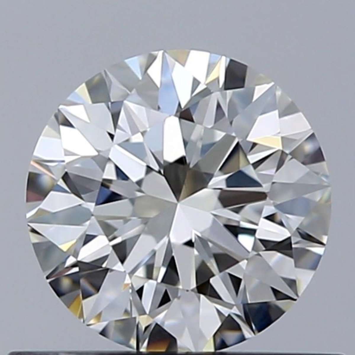 Certified Diamond GIA Carats 0.57 Color H Clarity VVS2  EX  EX  EX Fluorescence NON Brown No Green No Milky No EyeClean 100%