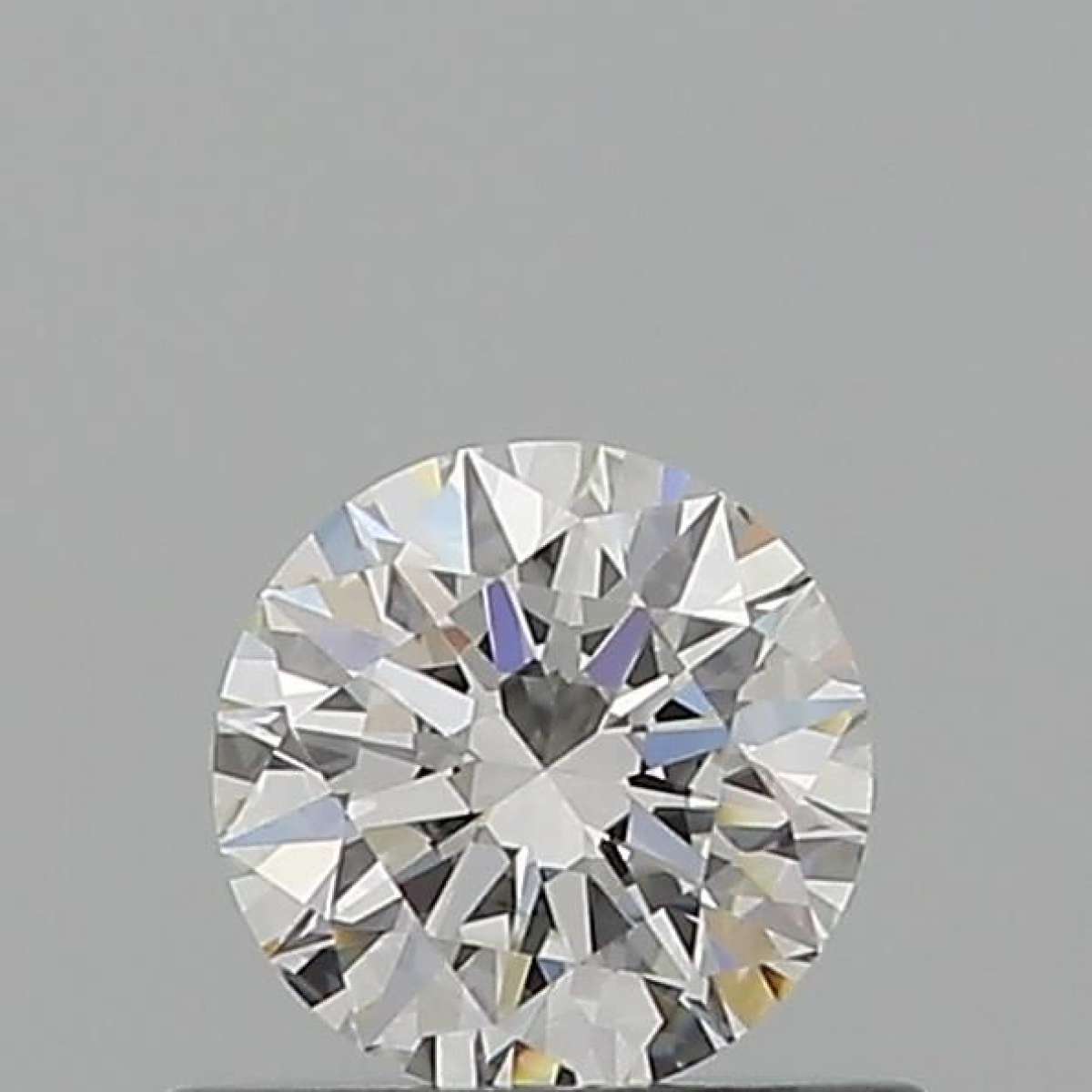 Certified Diamond GIA Carats 0.5 Color F Clarity VVS2  EX  EX  EX Fluorescence FNT Brown No Milky No EyeClean 100%