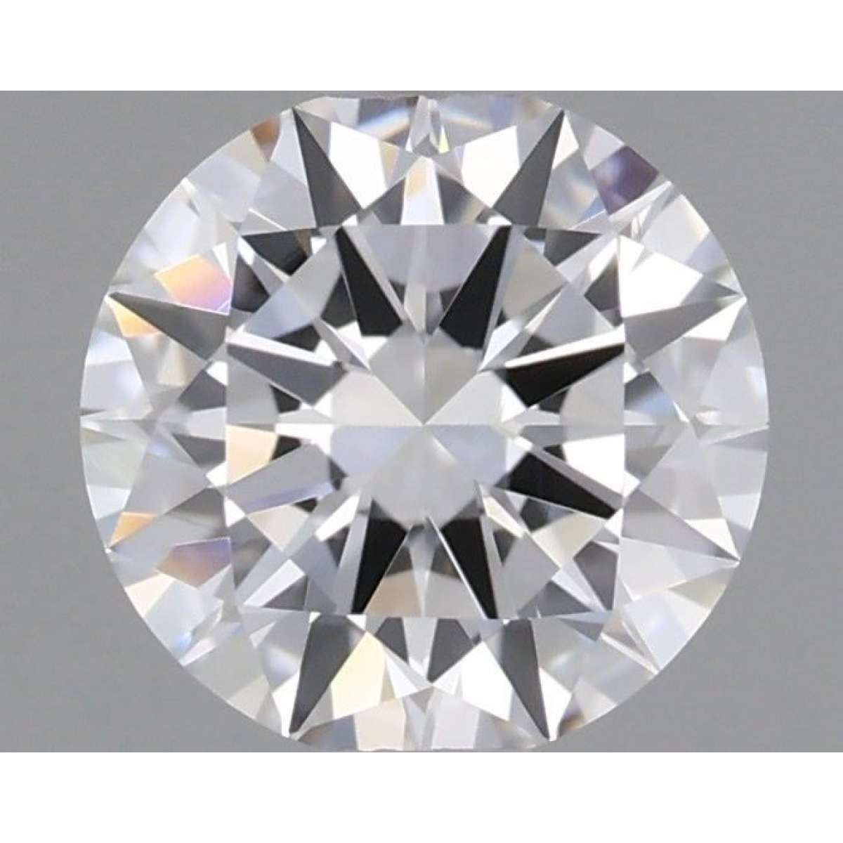 Certified Diamond GIA Carats 0.6 Color F Clarity VVS2  EX  EX  EX Fluorescence FNT Brown No Green No Milky No EyeClean 100%