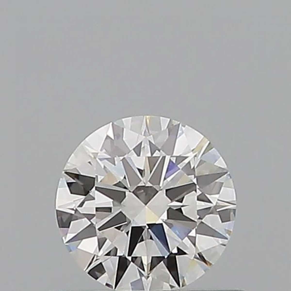 Certified Diamond GIA Carats 0.52 Color F Clarity VVS2  EX  EX  EX Fluorescence FNT Brown No Milky No EyeClean 100%