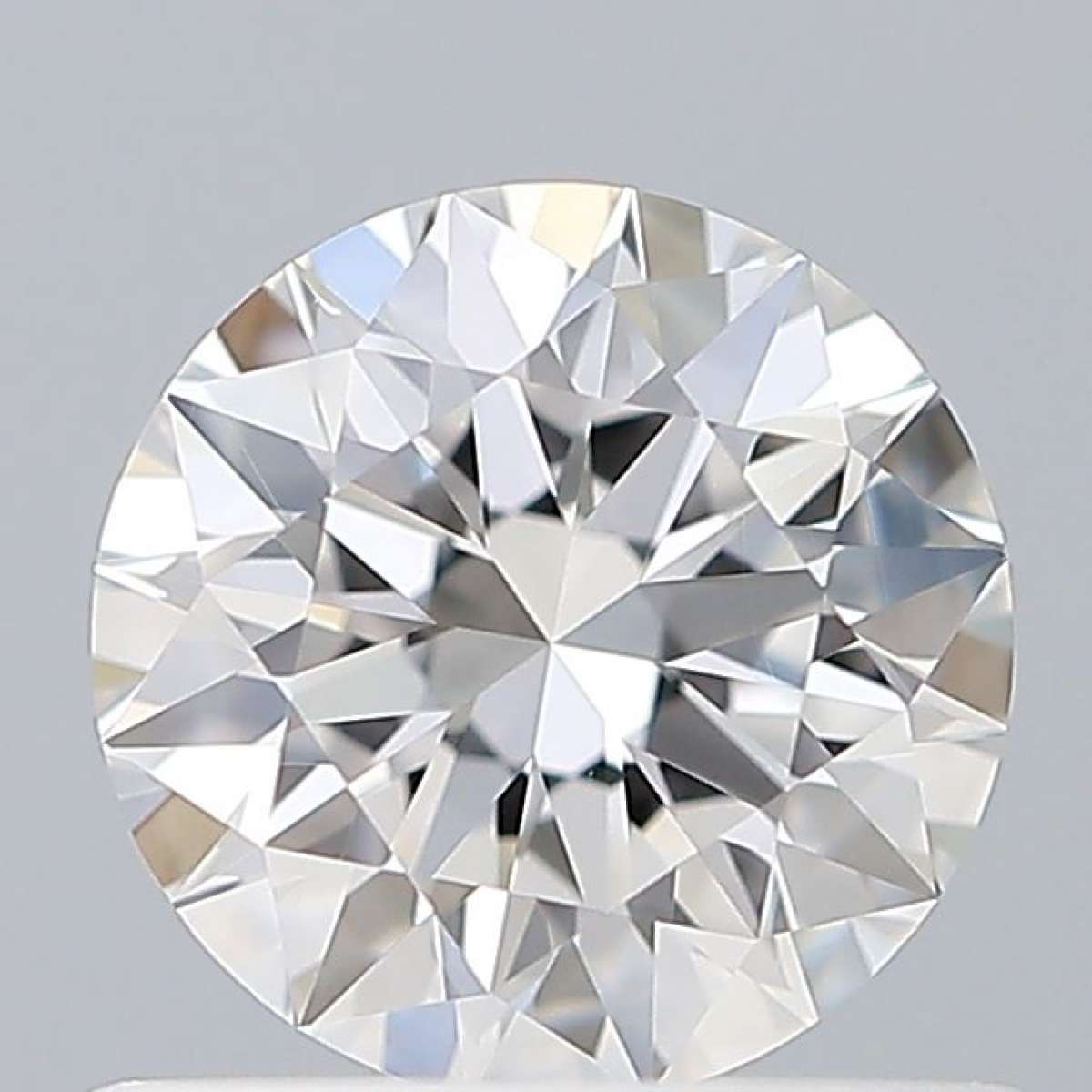 Certified Diamond GIA Carats 0.6 Color D Clarity VVS2  EX  EX  EX Fluorescence FNT Brown No Green No Milky No EyeClean 100%