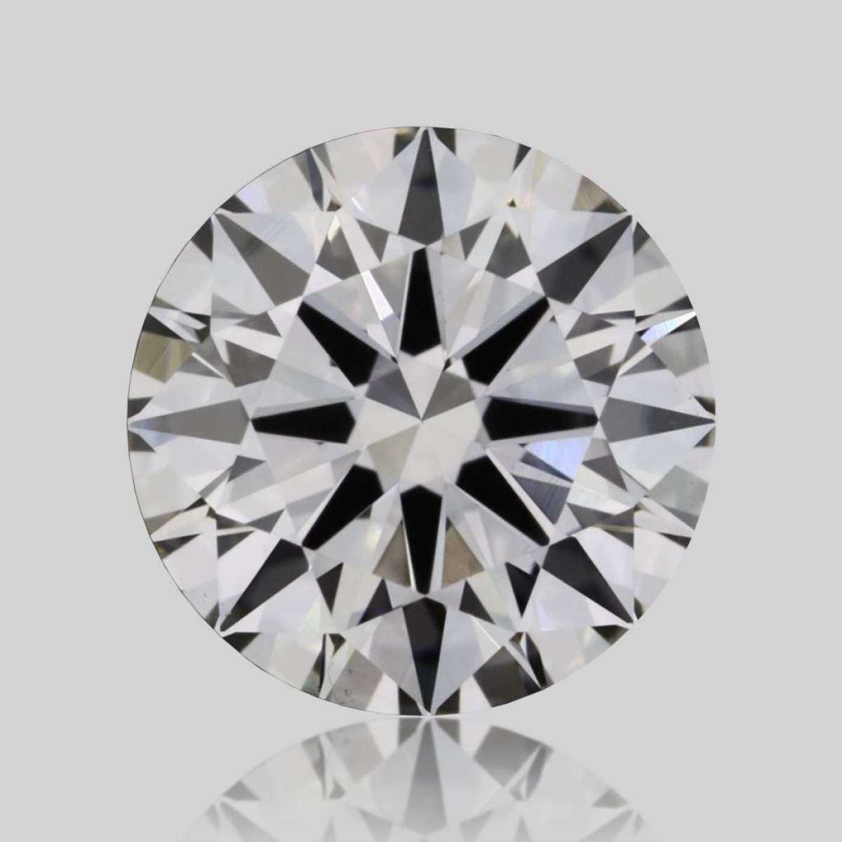 Certified Diamond GIA Carats 0.54 Color H Clarity VS2  EX  EX  EX Fluorescence FNT Brown No Green No Milky No EyeClean 100%