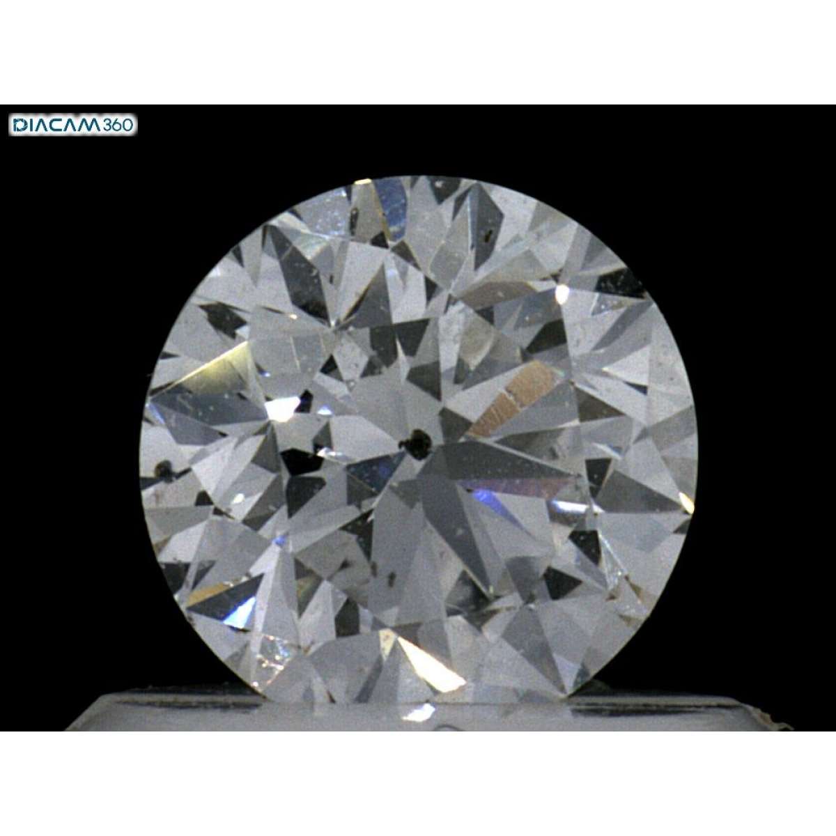 Certified Diamond GIA Carats 0.53 Color D Clarity SI2  EX  VG  VG Fluorescence FNT Brown No Green No Milky No EyeClean 100%