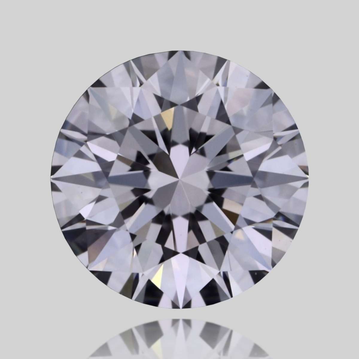 Certified Diamond GIA Carats 0.55 Color D Clarity VVS2  EX  EX  EX Fluorescence FNT Brown No Green No Milky No EyeClean 100%