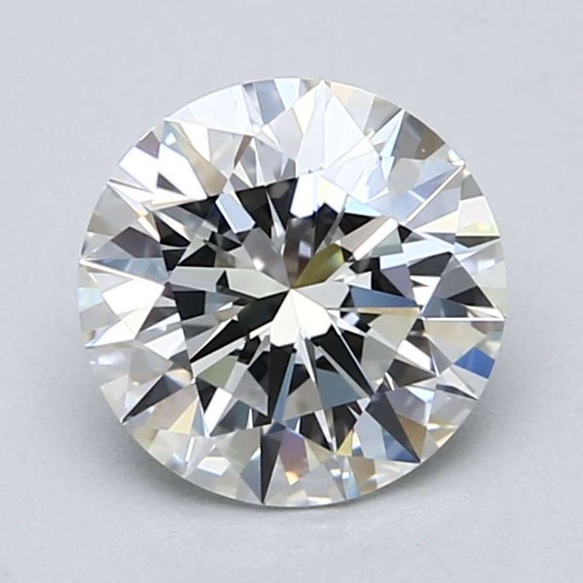 Certified Diamond GIA Carats 1.81 Color F Clarity VVS2  EX  EX  EX Fluorescence NON Brown No Green No Milky No EyeClean 100%