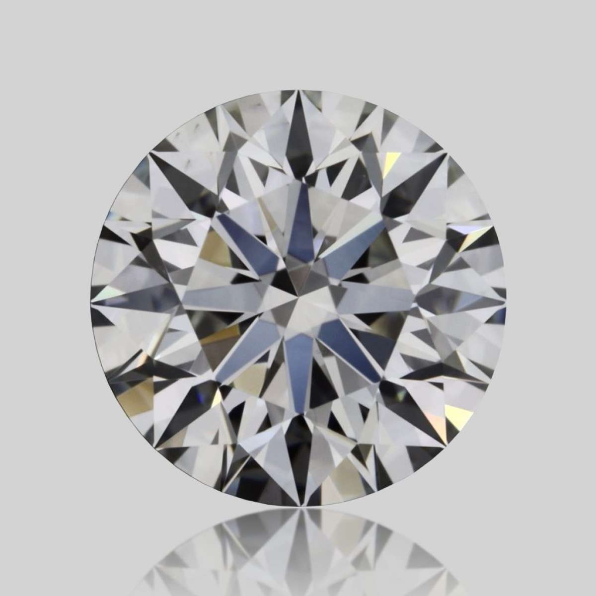 Certified Diamond GIA Carats 0.52 Color H Clarity VS2  EX  EX  EX Fluorescence FNT Brown No Green No Milky No EyeClean 100%