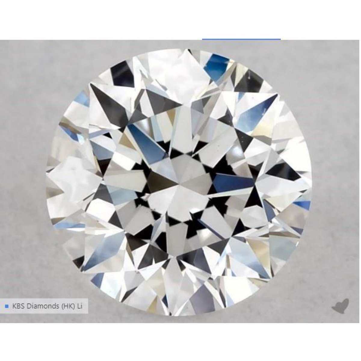 Certified Diamond GIA Carats 0.56 Color E Clarity VS1  EX  EX  EX Fluorescence NON Brown No Green No Milky No EyeClean 100%