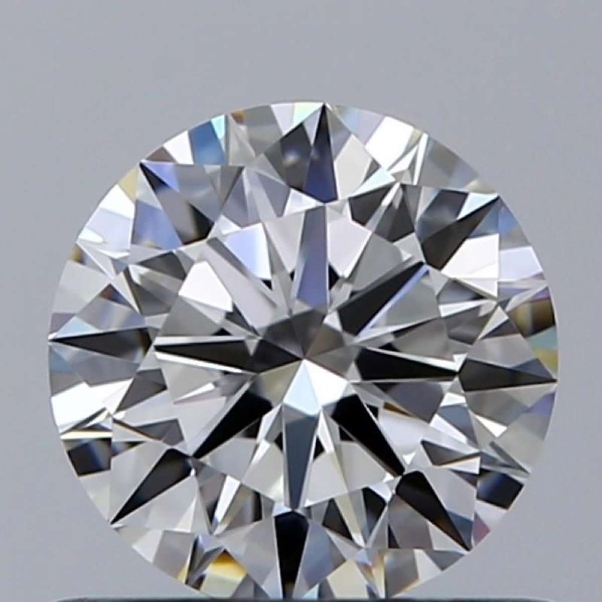 Certified Diamond GIA Carats 0.6 Color F Clarity VVS1  EX  EX  EX Fluorescence FNT Brown No Green No Milky No EyeClean 100%