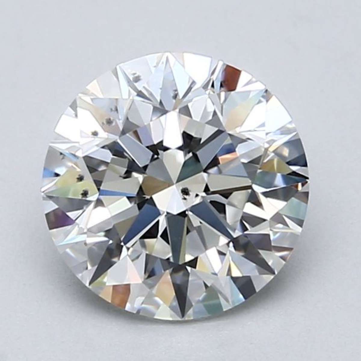 Certified Diamond GIA Carats 1.95 Color F Clarity SI2  EX  EX  EX Fluorescence NON Brown No Green No Milky No EyeClean 100%