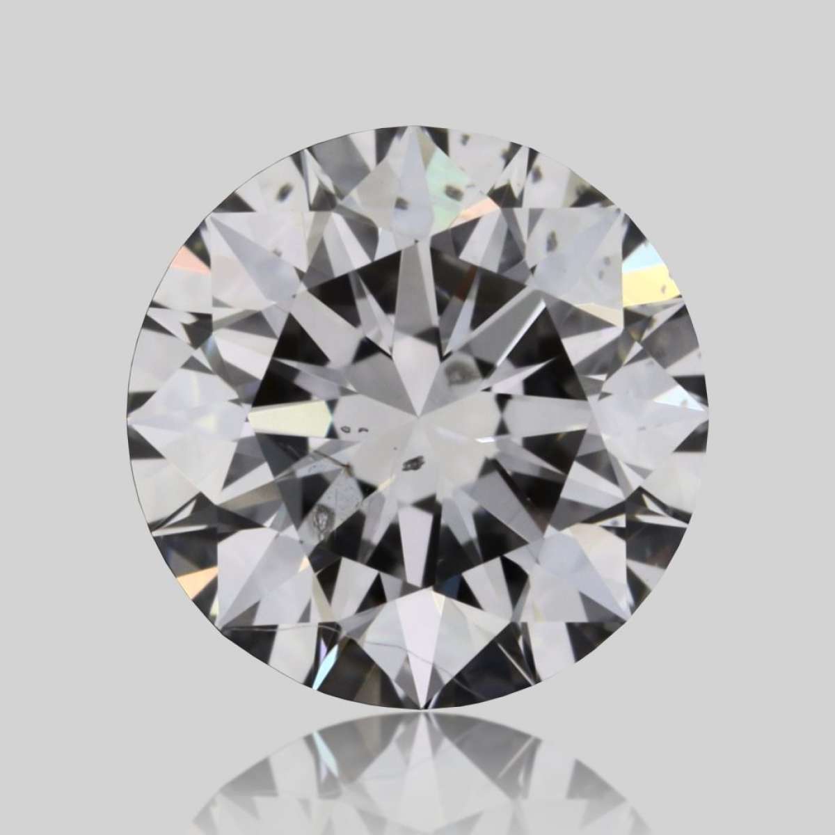 Certified Diamond GIA Carats 0.53 Color E Clarity SI2  EX  EX  EX Fluorescence NON Brown No Green No Milky No EyeClean 100%