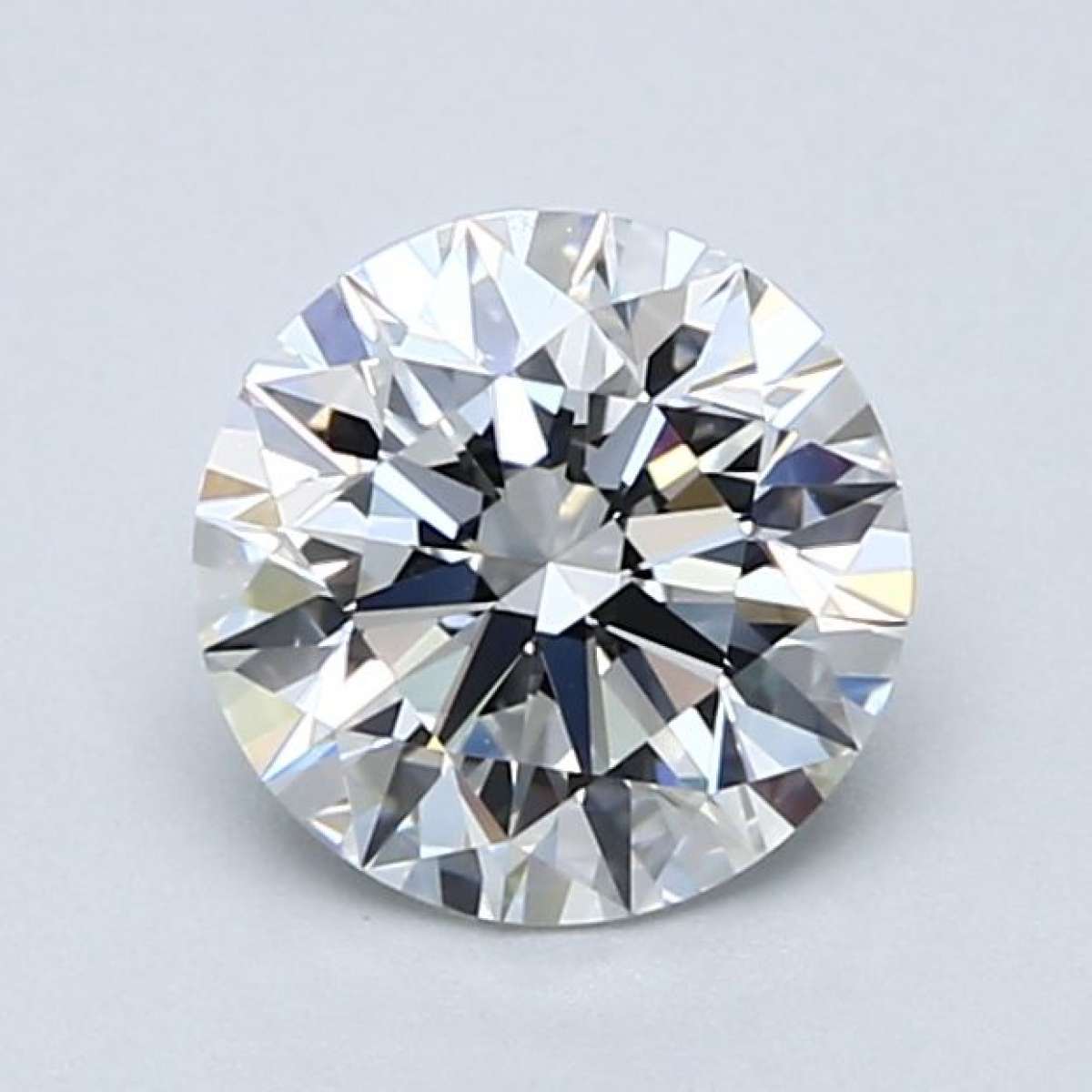 Certified Diamond GIA Carats 1.41 Color F Clarity VVS2  EX  EX  EX Fluorescence FNT Brown No Green No Milky No EyeClean 100%