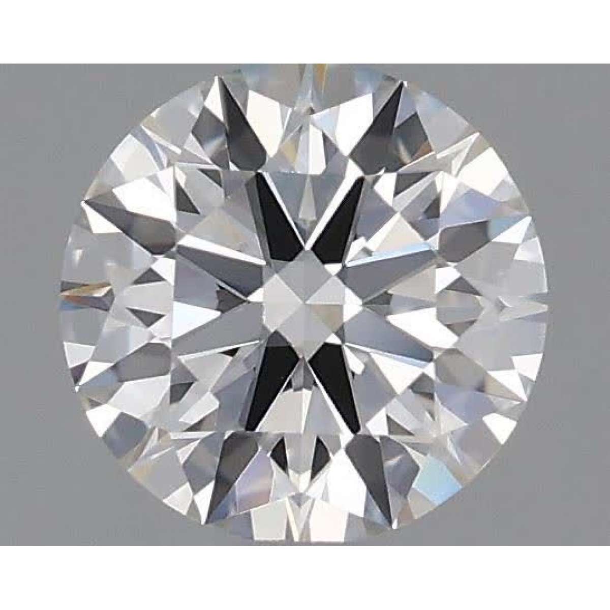 Certified Diamond GIA Carats 0.59 Color F Clarity VVS2  EX  EX  EX Fluorescence NON Brown No Green No Milky No EyeClean 100%