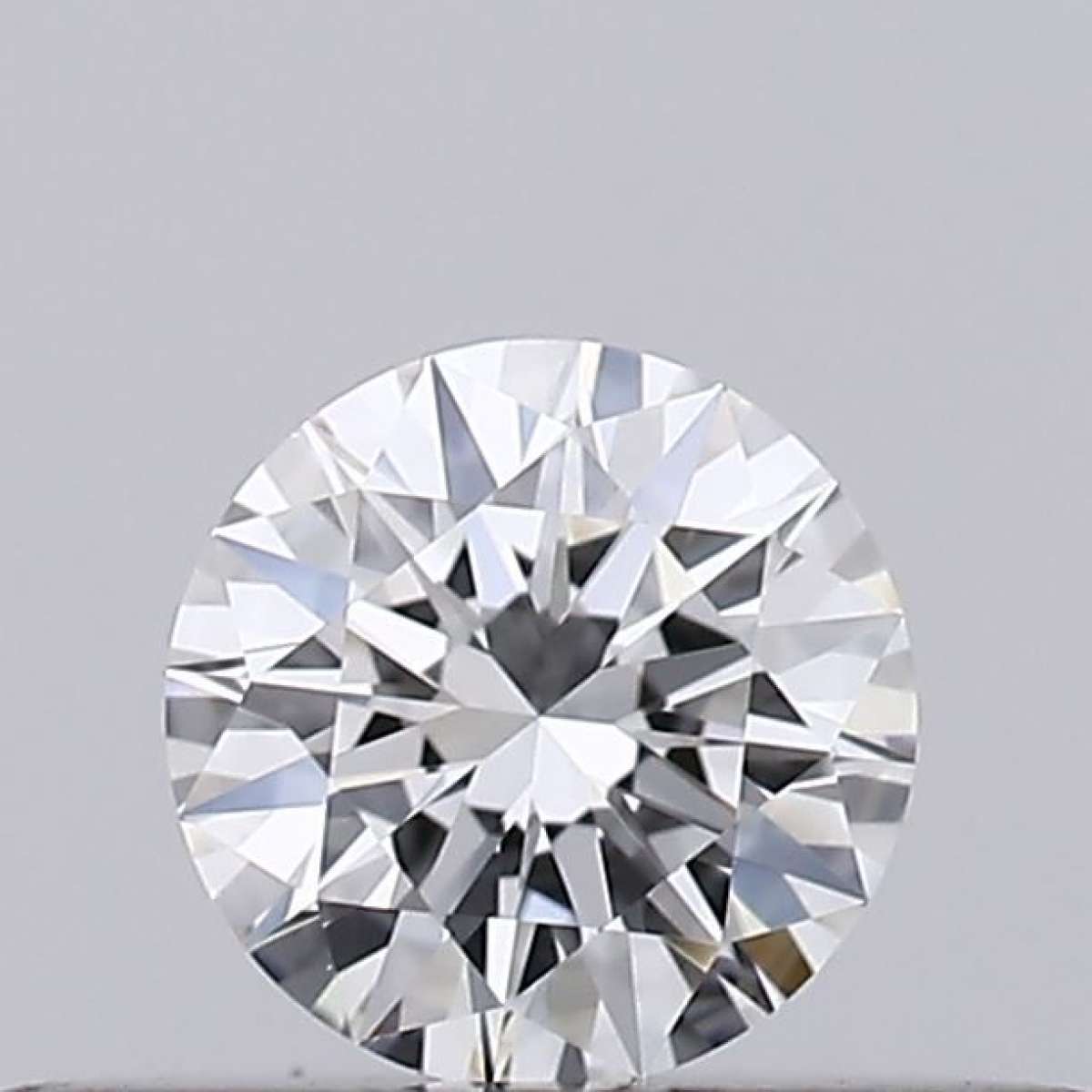 Certified Diamond GIA Carats 0.18 Color F Clarity VVS2  EX  EX  EX Fluorescence NON Brown No Green No Milky No EyeClean 100%