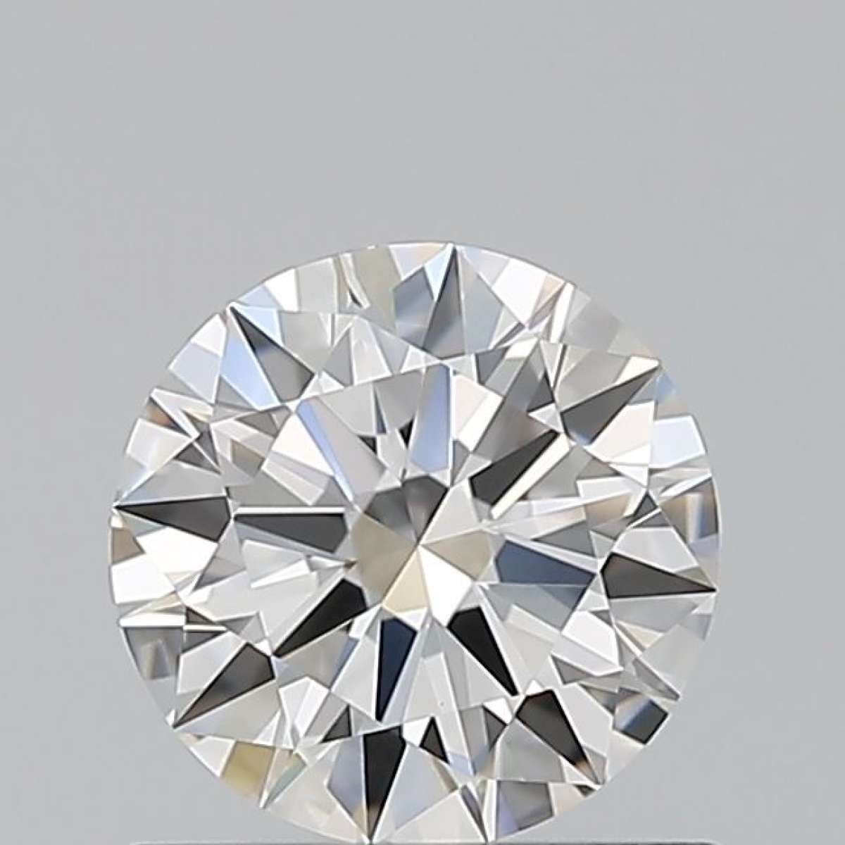 Certified Diamond GIA Carats 0.6 Color F Clarity VVS2  EX  EX  EX Fluorescence NON Brown No Green No Milky No EyeClean 100%