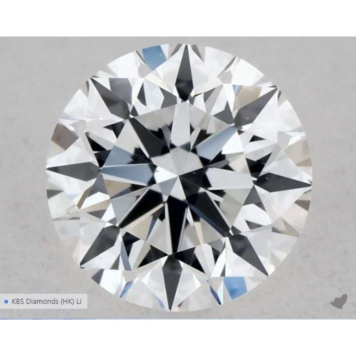 Certified Diamond GIA Carats 0.4 Color E Clarity VVS1  EX  VG  EX Fluorescence NON Brown No Green No Milky No EyeClean 100%