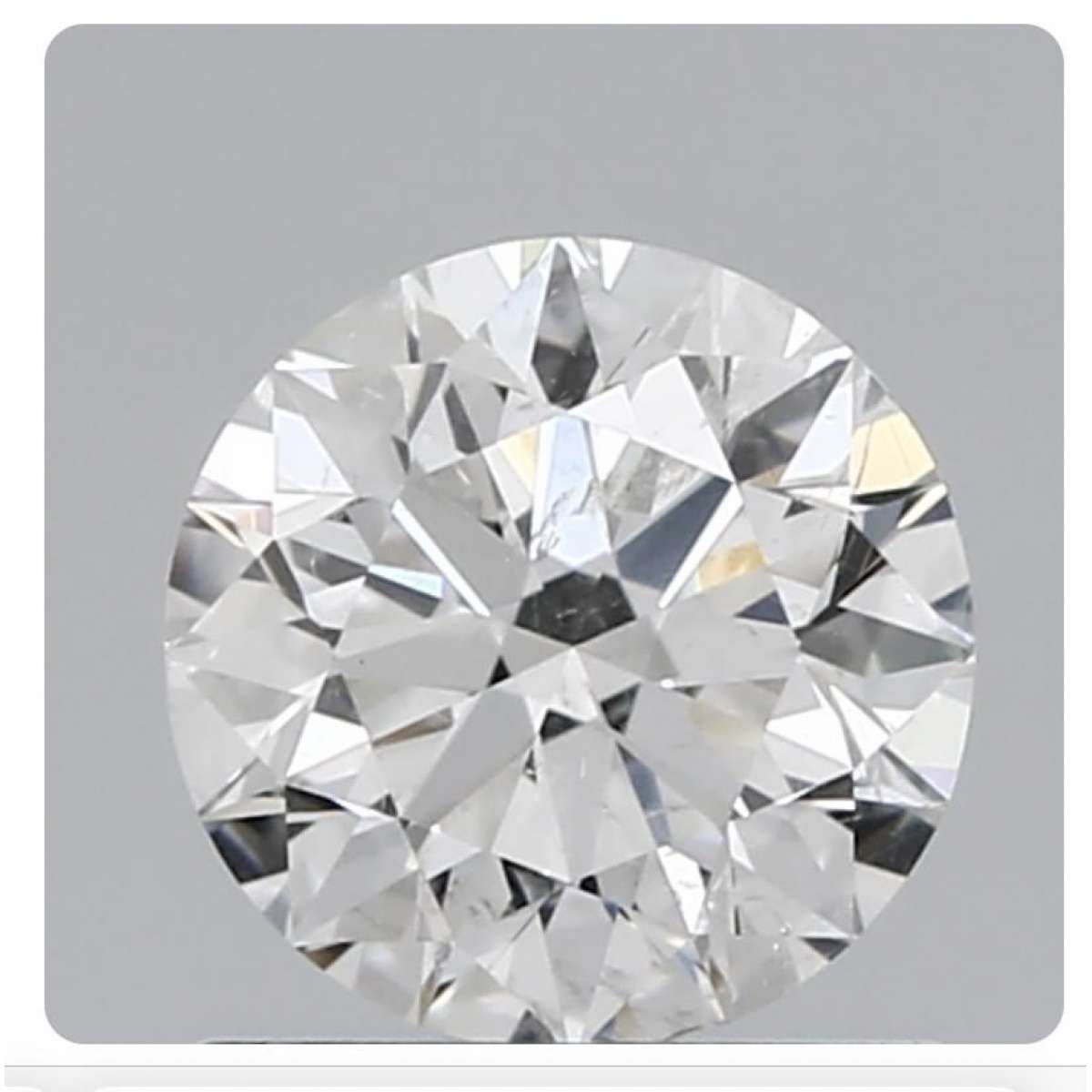 Certified Diamond HRD Carats 1.03 Color F Clarity SI2  EX  EX  EX Fluorescence NON Brown No Green No Milky No EyeClean 100%