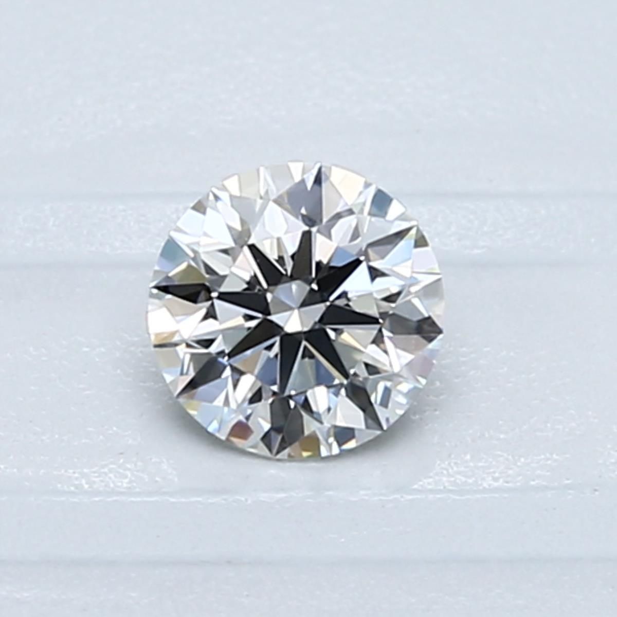 Certified Diamond GIA Carats 0.52 Color F Clarity VVS1  EX  EX  EX Fluorescence FNT Brown No Green No Milky No EyeClean 100%