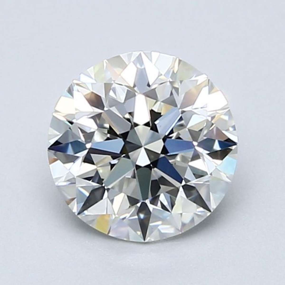 Certified Diamond GIA Carats 1.51 Color H Clarity VVS2  EX  EX  EX Fluorescence FNT Brown No Green No Milky No EyeClean 100%