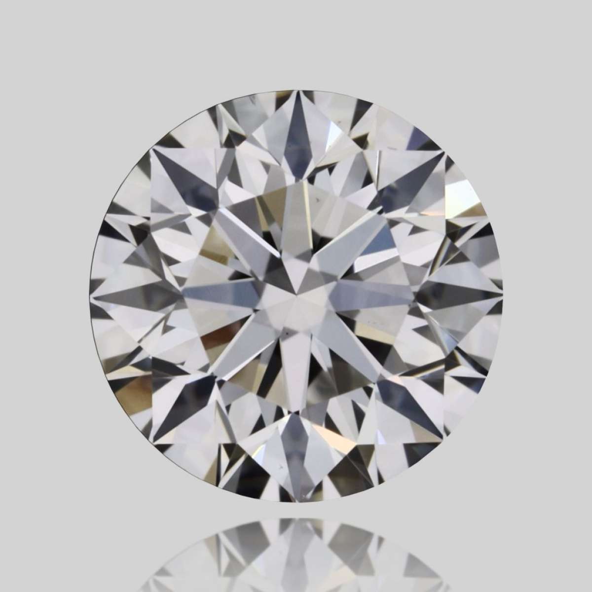 Certified Diamond GIA Carats 0.6 Color F Clarity VS2  EX  EX  EX Fluorescence NON Brown No Green No Milky No EyeClean 100%