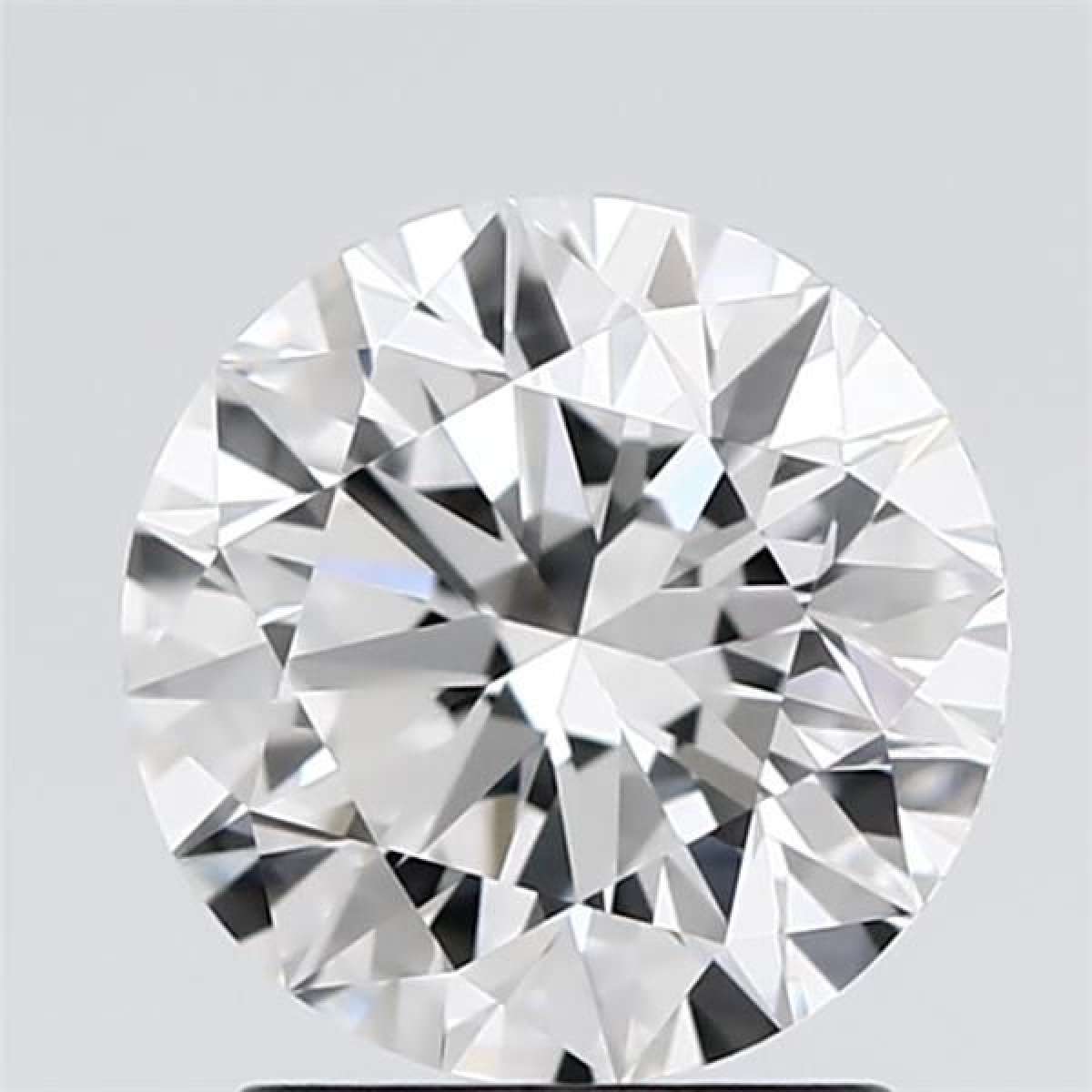 Certified Diamond GIA Carats 1.56 Color D Clarity VVS2  EX  EX  EX Fluorescence FNT Brown No Green No Milky No EyeClean 100%