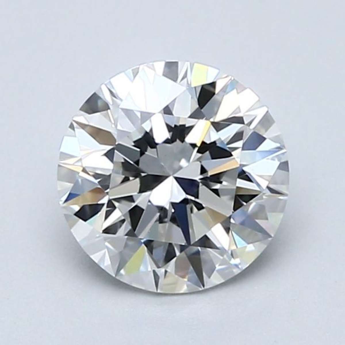 Certified Diamond GIA Carats 1.42 Color F Clarity VS1  EX  EX  EX Fluorescence NON Brown No Green No Milky No EyeClean 100%