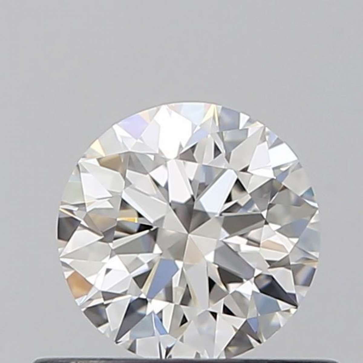 Certified Diamond GIA Carats 0.5 Color F Clarity VVS2  EX  EX  EX Fluorescence FNT Brown No Green No Milky No EyeClean 100%