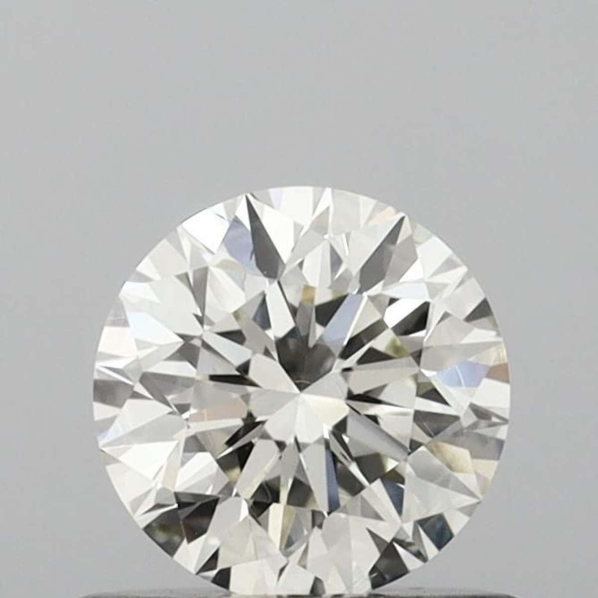 Certified Diamond IGI Carats 0.6 Color H Clarity VS2  EX  EX  EX Fluorescence NON Brown No Green No Milky No EyeClean 100%