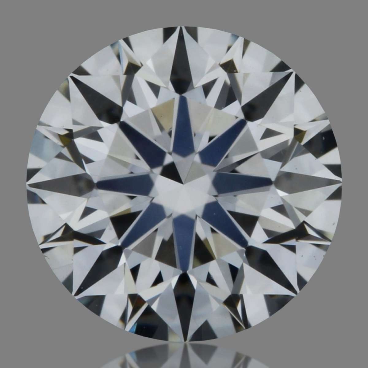 Certified Diamond GIA Carats 0.57 Color E Clarity VVS2  EX  EX  EX Fluorescence FNT Brown No Green No Milky No EyeClean 100%