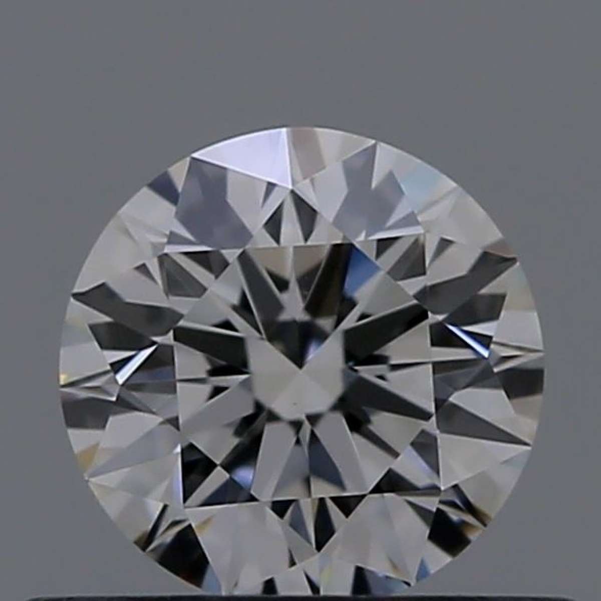 Certified Diamond GIA Carats 0.42 Color F Clarity VVS1  EX  EX  EX Fluorescence FNT Brown No Green No Milky No EyeClean 100%