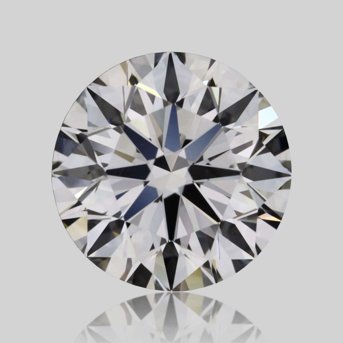 Certified Diamond GIA Carats 1.0 Color F Clarity VS2  EX  EX  EX Fluorescence NON Brown No Green No Milky No EyeClean 100%