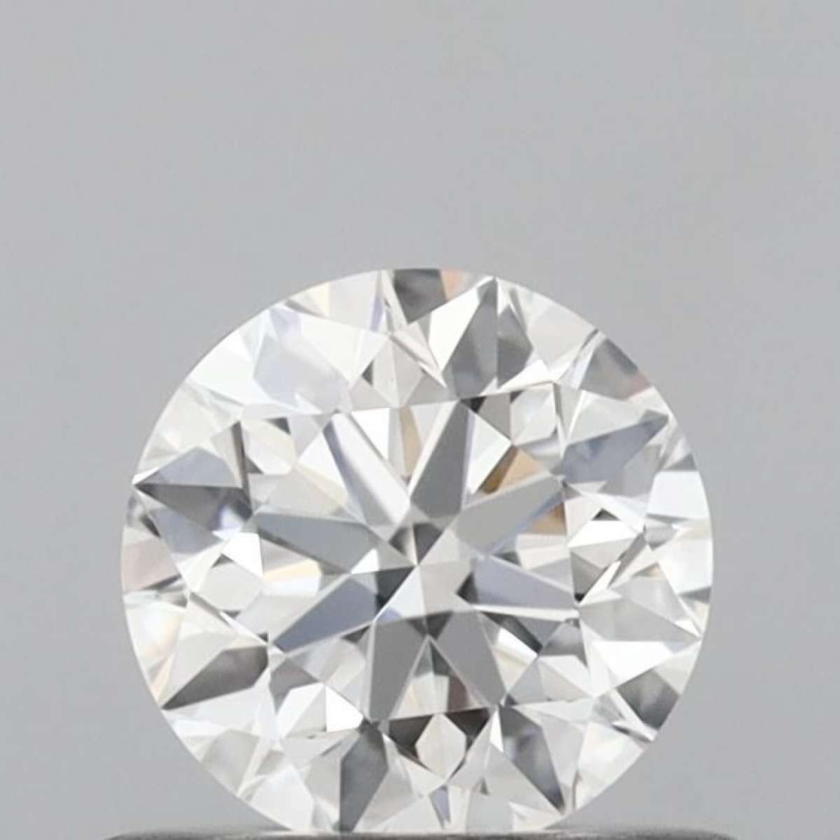 Certified Diamond HRD Carats 0.55 Color F Clarity VVS1  EX  EX  EX Fluorescence FNT Brown No Green No Milky No EyeClean 100%