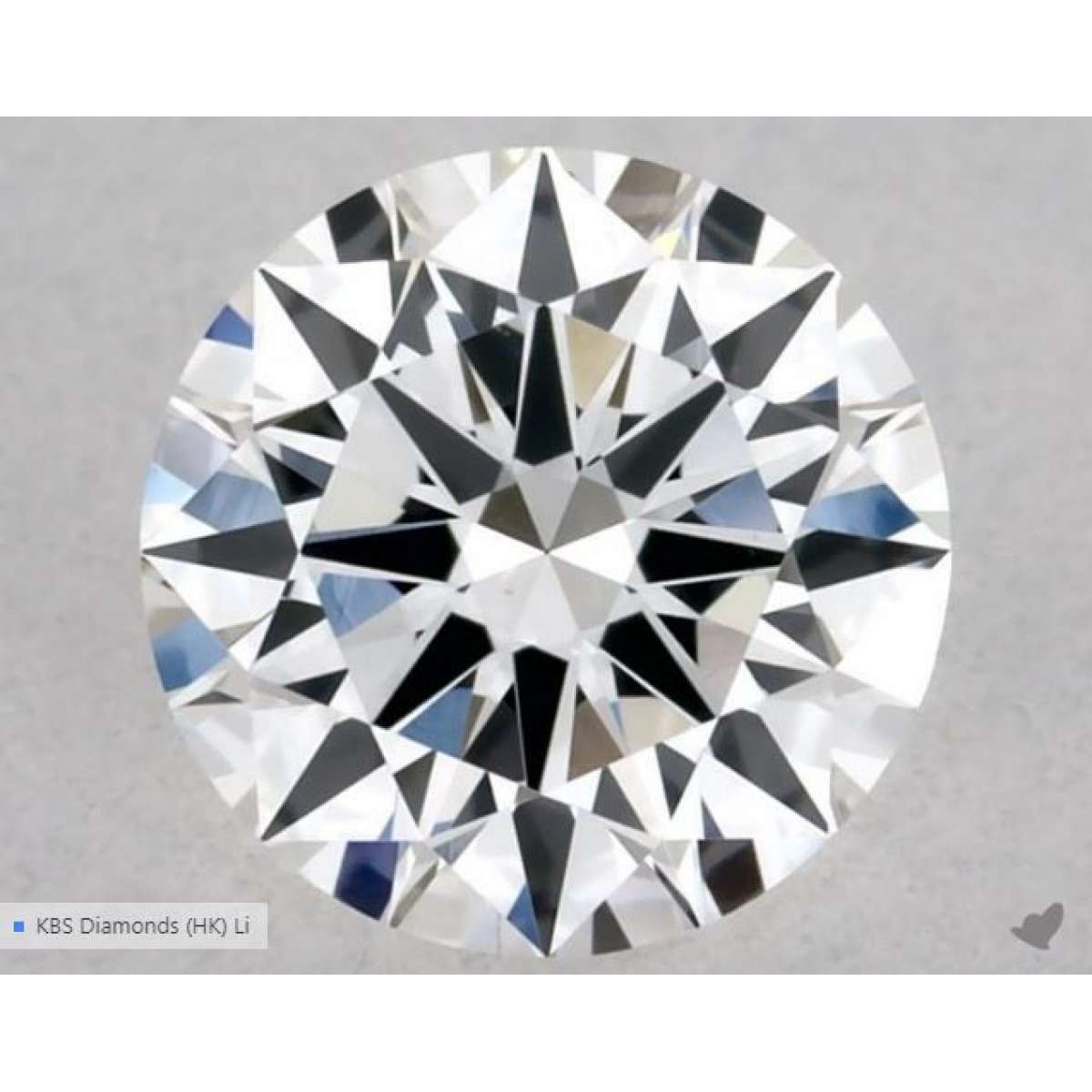 Certified Diamond GIA Carats 0.4 Color E Clarity VS1  EX  EX  EX Fluorescence NON Brown No Green No Milky No EyeClean 100%